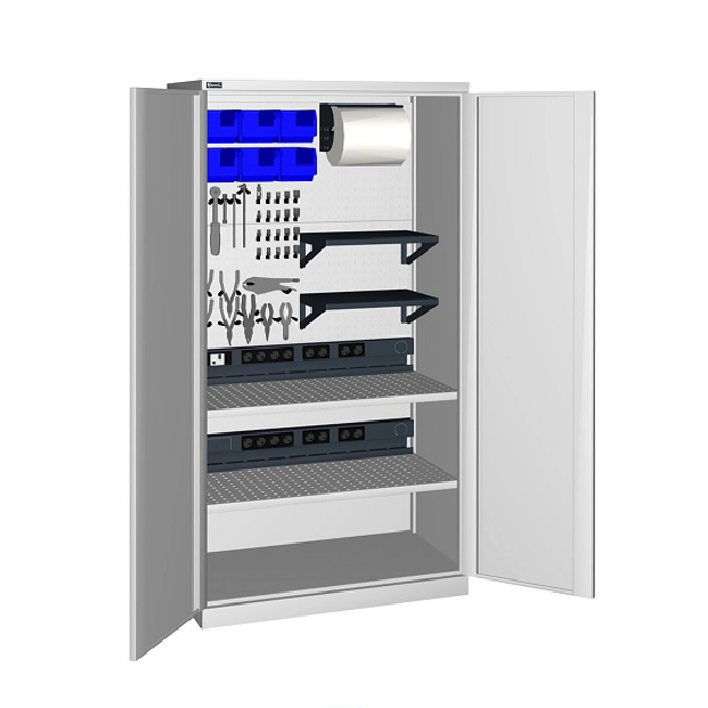 Vendita online Armadio Perfom con porte battenti ripiani e prese mm.1023x555x2000H (RIF.1400)